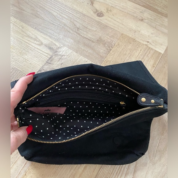 Beautiful rare black Juicy Couture wool clutch with bows - Picture 4 of 8